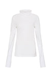 raw funnel neck long sleeve t.shirt
