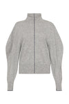 contrast detail engineered knit