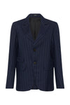 pinstripe tailored jacket