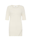 cotton linen short sleeve knit