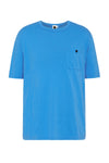 slim fit button pocket t.shirt