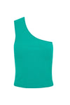 slim rib one shoulder tank