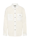 washed linen beach shirt