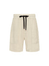 washed linen beach short