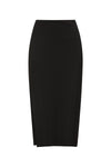 stretch tubular flared skirt