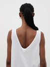 minimal v neck tank