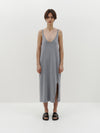 v neck jersey slip dress