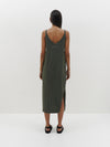 v neck jersey slip dress