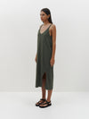 v neck jersey slip dress