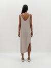 v neck jersey slip dress