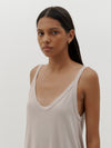 v neck jersey slip dress