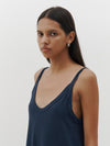 v neck jersey slip dress