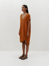 boxy t.shirt dress with tail ll