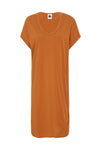 boxy t.shirt dress with tail ll