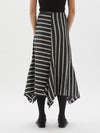 stripe linen handkerchief skirt