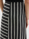 stripe linen handkerchief skirt