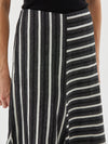 stripe linen handkerchief skirt