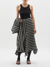 stripe linen handkerchief skirt