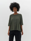 slouch side step short sleeve t.shirt