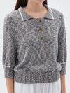 cotton slub knitted t.shirt
