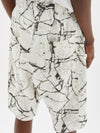 cracked fleece lo slung short