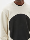 dot fleece sweat