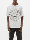 printed slouch fit t.shirt