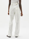 brushed cotton utility pant