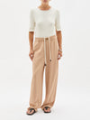 twill relaxed pull on pant