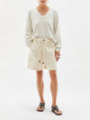 pull on cotton utility short