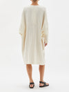 cotton mesh oversized dress