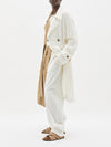 twill traditional trench