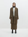 viscose twill travel trench