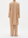 viscose twill travel trench