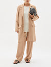 viscose twill travel trench