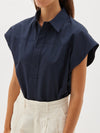 cotton yoke detail shirt