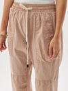 contrast panelled track pant