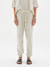 contrast panelled track pant