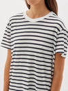 stripe slim classic t.shirt