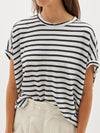 stripe circle tank