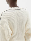 ribbed waisted cardigan