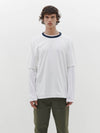slouch fit contrast t.shirt