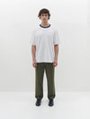 slouch fit contrast t.shirt