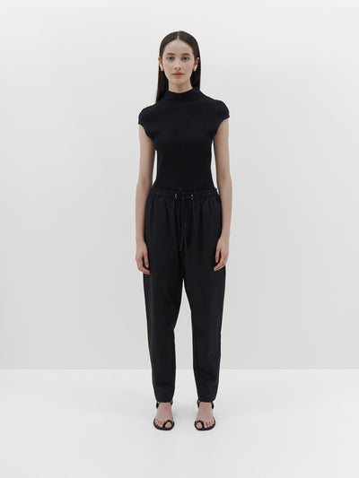 pull on organic poplin pant