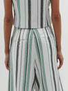 stripe pleated short