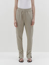 stretch twill zip detail pant