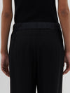 poplin detail tailored pant