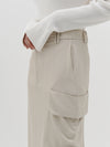viscose pocket utility skirt