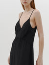 silk longerline slip dress