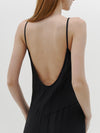 silk longerline slip dress